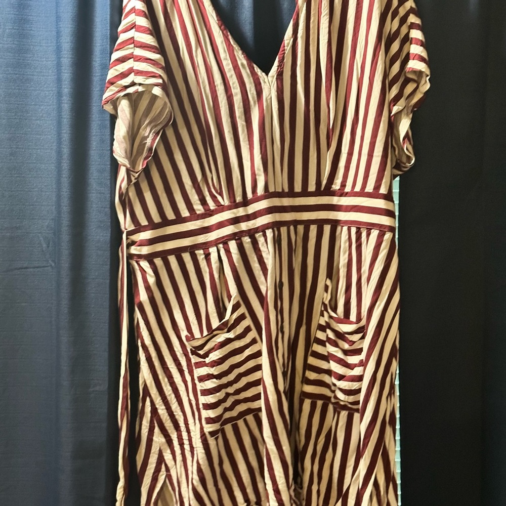 PLUS stripped dress